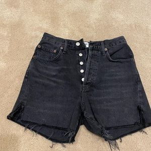 Agolde - DeeDee denim shorts